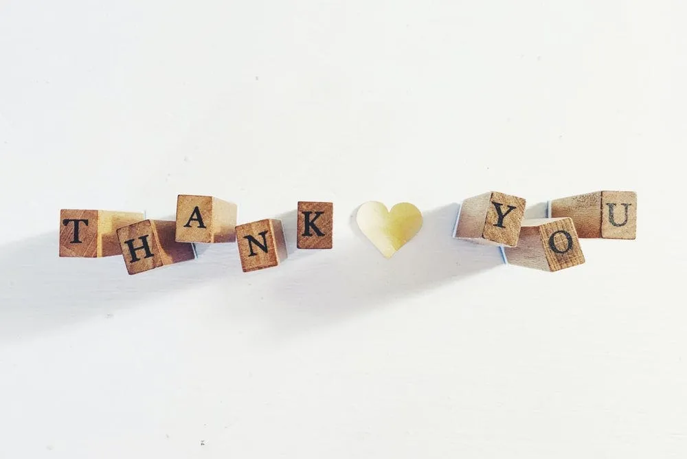 Don’t forget to say thanks. Source