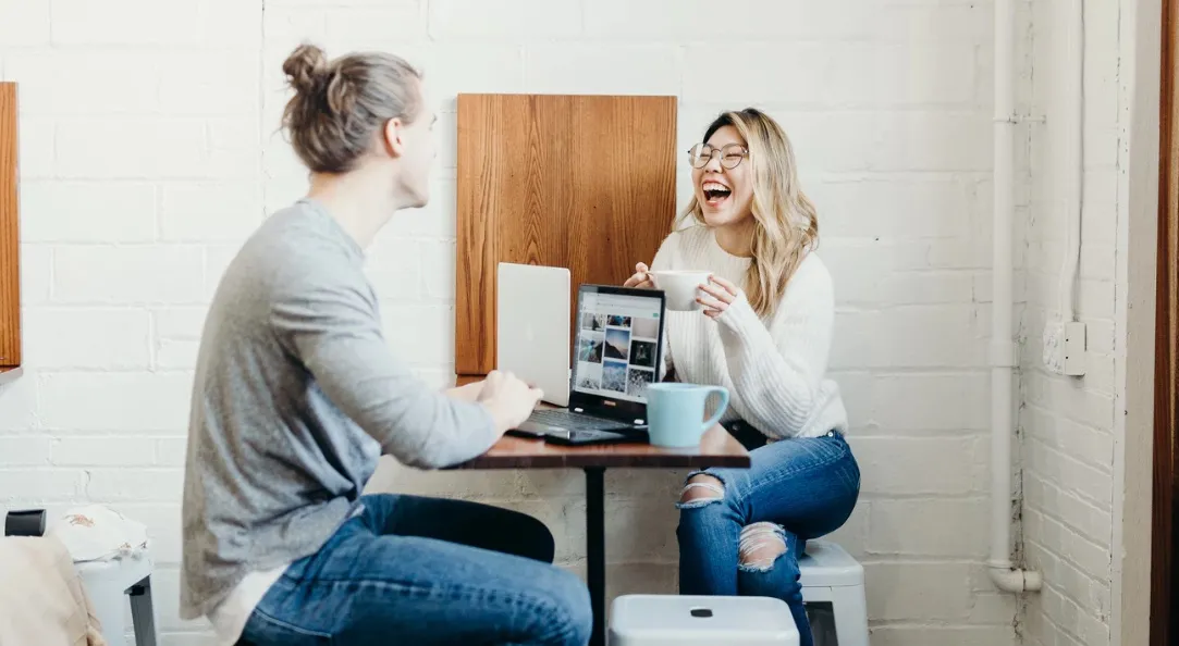 In-person meet ups don’t have to be a formal affair. Credits